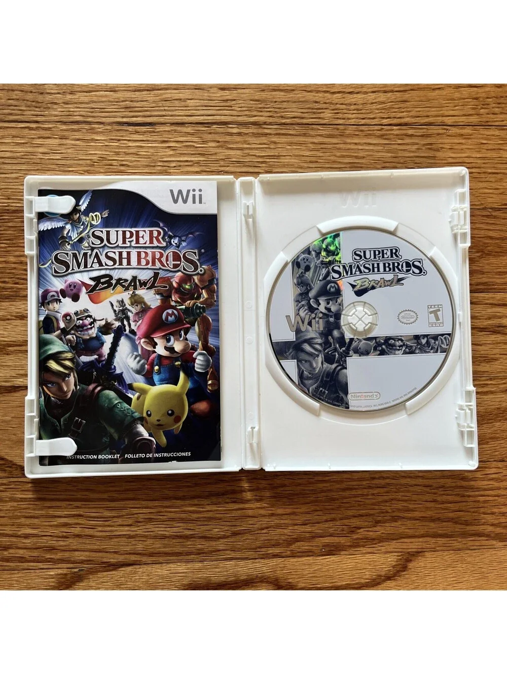 Super Smash Bros. Brawl Nintendo Wii 2008 Complete